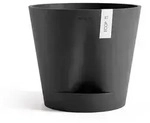 Ecopots Blumentopf, Dunkelgrau, Kunststoff, Beton Optik, Rund, 35.7 cm,...