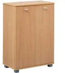 Mid.you Schuhschrank, Buche, Holzwerkstoff, 3 F&auml;cher, 60x90x35 cm, Garderobe,