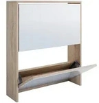Mid.you Schuhkipper, Honigeiche, Holzwerkstoff, 63x73x17 cm, Garderobe,