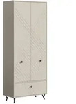 Mid.you Garderobenschrank, Metall, 5 F&auml;cher, 80x195x35 cm, FSC Mix, Garderobe,