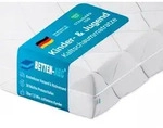 Betten-ABC Kindermatratze, Wei&szlig;, Textil, 140x200 cm, Oeko-Tex&reg; Standard 100, Bezug