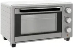 Homcom Minibackofen, Silber, Metall, 38.5x29x46 cm, backofengeeignet, Kochen,...