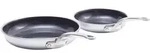 GreenPan Pfannenset Premiere, Grau Hochglanz, Metall, 2-teilig, 0 L, rund,