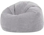 icon Sitzsack, Grau, Textil, 200 L, 1-Sitzer, Rund, 85x50x85 cm, Hergestellt in