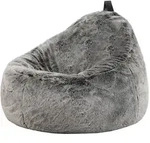 icon Sitzsack, Grau, Kunststoff, 270 L, 1-Sitzer, 87x73x87 cm, Hergestellt in