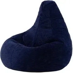 icon Sitzsack, Dunkelblau, Textil, 200 L, 1-Sitzer, Freiform, 82x76x82 cm,