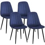 CLP Stuhl, Blau, Metall, 45x88x54 cm, Esszimmer, St&uuml;hle, Esszimmerst&uuml;hle,