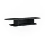 Vicco Tv-Schrank, Schwarz, Holzwerkstoff, 4 F&auml;cher, Rechteckig, 105x18.2x30 cm,