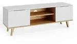 Vicco Lowboard, Wei&szlig;, Holzwerkstoff, 4 F&auml;cher, Rechteckig, 138x49x40 cm,