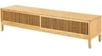 [en.casa] Lowboard, Natur, Holz, Bambus, 140x38x40 cm, Wohnzimmer, Wohnw&auml;nde,