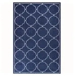 Novel Outdoorteppich Berlin, Blau, Textil, geometrisch, rechteckig, 140x200 cm,