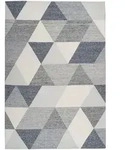Kayoom Outdoorteppich Yoga, Creme, Grau, Textil, geometrisch, rechteckig, 80x150 cm,