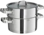 K&uuml;chenprofi Gem&uuml;sed&auml;mpfer SAN Remo, Edelstahl, Metall, 3 L, 20x21x20 cm,...
