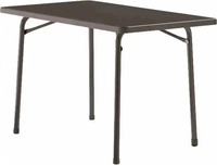 Sieger GARTENKLAPPTISCH Anthrazit, Grau 70x72x115 cm