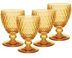 Villeroy & Boch Weissweingl&auml;ser, Gelb, Glas, Essen & Trinken, Gl&auml;ser, Weingl&auml;ser