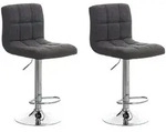 CLP Barhocker, Hellgrau, Metall, 46x94x47 cm, Esszimmer, Barm&ouml;bel, Barhocker