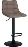CLP Barhocker, Taupe, Metall, 43x87x46.5 cm, Esszimmer, Barm&ouml;bel, Barhocker