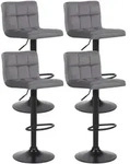 CLP Barhocker, Grau, Metall, 40x85x40 cm, Esszimmer, Barm&ouml;bel, Barhocker