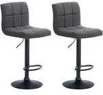 CLP Barhocker, Hellgrau, Metall, 46x94x47 cm, Esszimmer, Barm&ouml;bel, Barhocker
