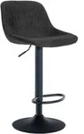 CLP Barhocker, Schwarz, Metall, 43x79x49 cm, Esszimmer, Barm&ouml;bel, Barhocker