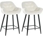 CLP Barhocker, Creme, Metall, 54x103x57.5 cm, Esszimmer, Barm&ouml;bel, Barhocker