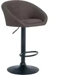 CLP Barhocker, Dunkelgrau, Textil, 55x86x51 cm, Esszimmer, Barm&ouml;bel, Barhocker