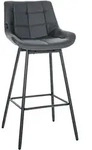 CLP Barhocker, Grau, Metall, 49x105x56 cm, Esszimmer, Barm&ouml;bel, Barhocker
