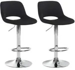 CLP Barhocker, Schwarz, Metall, 42x86x46 cm, Esszimmer, Barm&ouml;bel, Barhocker