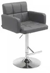 CLP Barhocker, Grau, Metall, 60x93x56 cm, Esszimmer, Barm&ouml;bel, Barhocker