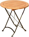 Gardenson GARTENKLAPPTISCH Natur 74x70x70 cm