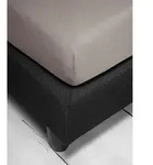 Irisette Spannbetttuch, Taupe, Textil, 90-100x200 cm, b&uuml;gelfrei, weich und