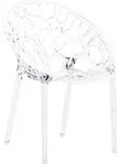 CLP Stapelstuhl, Transparent, Kunststoff, 59x80x60 cm, Esszimmer, St&uuml;hle,