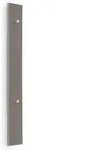 Garderobenleiste Santina, Taupe, Glas, Holzwerkstoff, 16x140x7 cm, Goldenes M,...