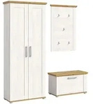 Mid.you Garderobe, Holzwerkstoff, 3-teilig, 175x196x39 cm, FSC Mix, Garderobe,