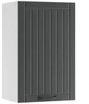 Vicco H&auml;ngeschrank, Dunkelgrau, Wei&szlig;, Holzwerkstoff, 2 F&auml;cher, Rechteckig,