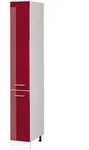 Vicco Apothekerschrank, Rot, Wei&szlig;, Holzwerkstoff, 5 F&auml;cher, 2 Schubladen,