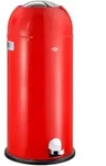 Wesco M&uuml;lleimer, Rot, Metall, 37.5x83x37.5 cm, K&uuml;chen, K&uuml;chenausstattung,