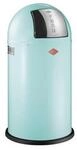 Wesco Abfallsammler Pushboy, Edelstahl, Mintgr&uuml;n, Metall, 50 L, 75.5 cm, K&uuml;chen,