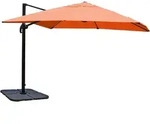 MCW Ampelschirm, Orange, Textil, 360x300 cm, Sonnen- & Sichtschutz, Sonnenschirme,