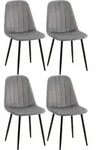 CLP Stuhl, Dunkelgrau, Metall, 45x88x54 cm, Esszimmer, St&uuml;hle, Esszimmerst&uuml;hle,