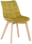 CLP Stuhl, Gelb, Holz, 46x82x61 cm, Esszimmer, St&uuml;hle, Esszimmerst&uuml;hle,