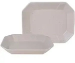 Creatable Sch&uuml;sselset Streat Food, Creme, Keramik, 2-teilig, 22x17 cm,
