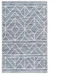 Novel Flachwebeteppich Maya 200 Anthrazit, Anthrazit, Textil, Retro, rechteckig,