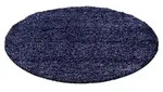 Ayyildiz Hochflorteppich Life 1500, Dunkelblau, Textil, Uni, rund, Oeko-Tex&reg;