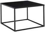 Mid.you Couchtisch, Schwarz, Metall, quadratisch, eckig, 60x40x60 cm, einfacher