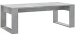 vidaXL Couchtisch, Hellgrau, Holz, Strukturbuche, Rechteckig,Rechteckig, 102x35x50