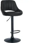 CLP Barhocker, Schwarz, Metall, 47x85x48 cm, Esszimmer, Barm&ouml;bel, Barhocker