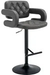 CLP Barhocker, Grau, Metall, 62x103x55 cm, Esszimmer, Barm&ouml;bel, Barhocker