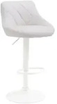 CLP Barhocker, Wei&szlig;, Metall, 46x83x49 cm, Esszimmer, Barm&ouml;bel, Barhocker