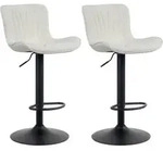CLP Barhocker, Creme, Metall, 48x83x54 cm, Esszimmer, Barm&ouml;bel, Barhocker